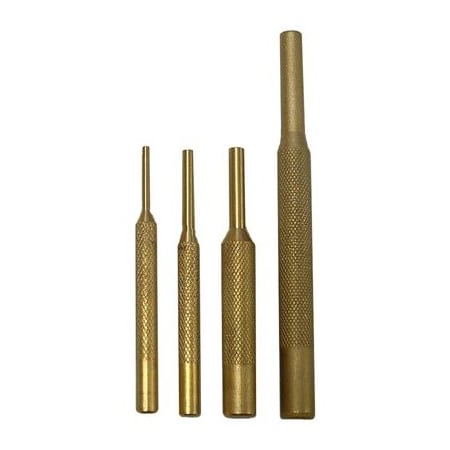S&G Tool Aid Brass Pin Punch 4pc Set SG14290